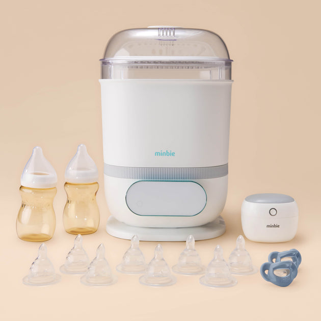 Bottle Warmers Minbie Stockists Minbie Steriliser Baby Bottle Bundle