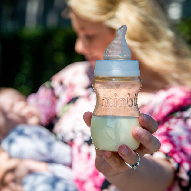 Minbie baby bottle discount