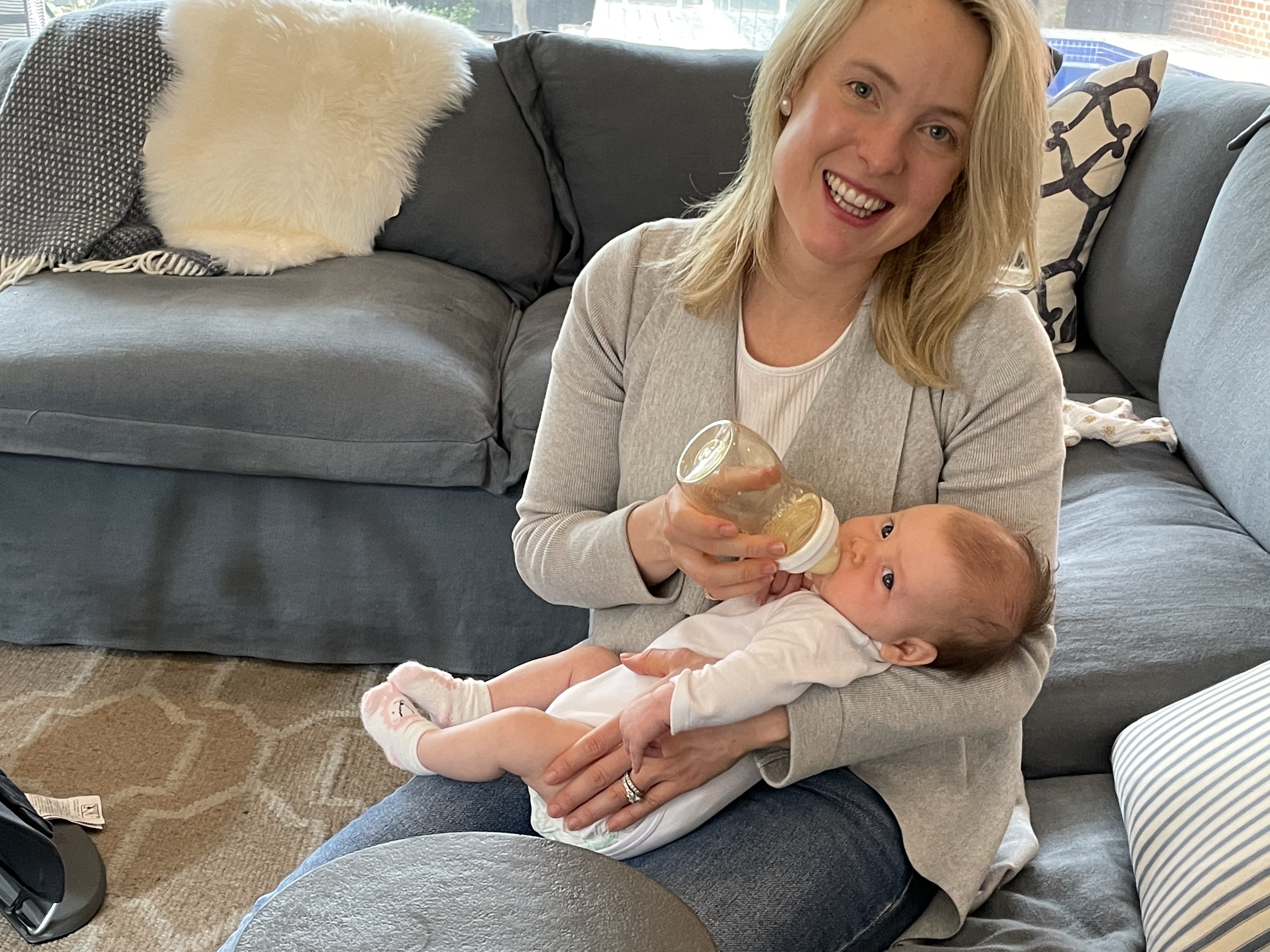 "The Minbie bottle warmer brings calm and comfort to our home" - Leila's Story
