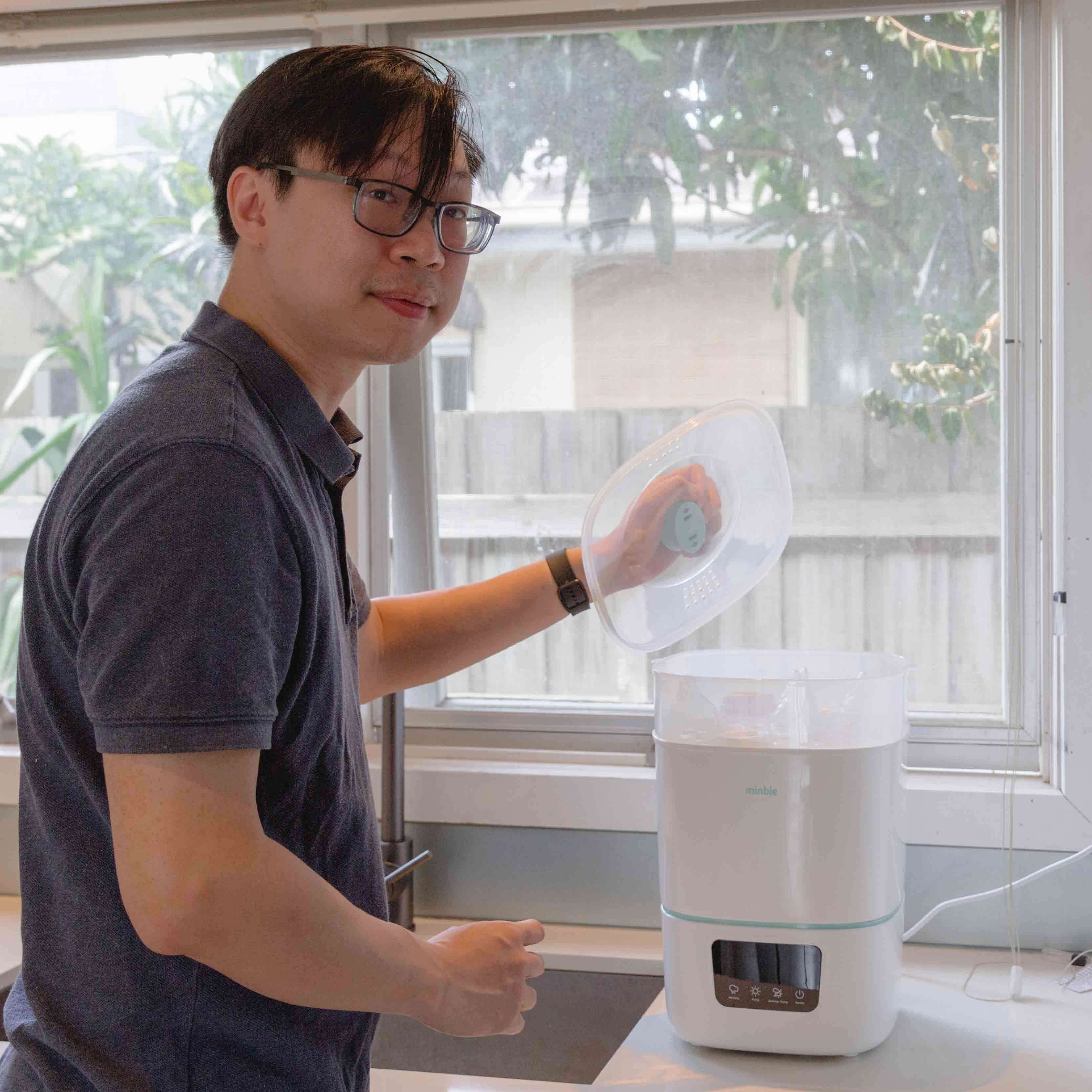 Minbie's New Steam Steriliser & Dryer Saves Families Even More Time