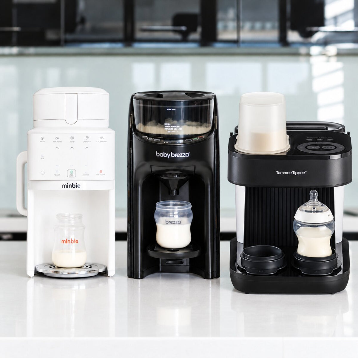 Best Formula Maker in 2026: Minbie vs Baby Brezza vs Tommee Tippee