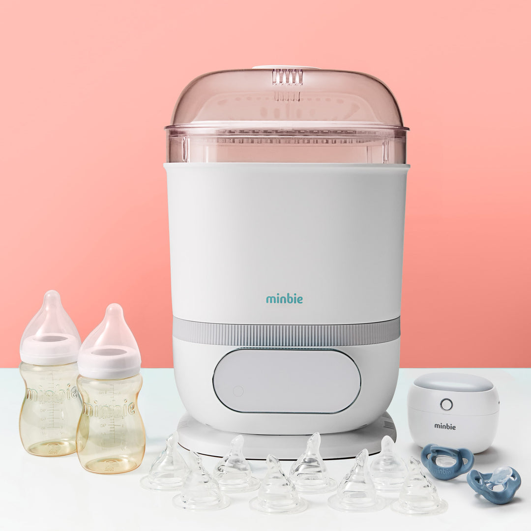 Minbie Steriliser Baby Bottle Bundle