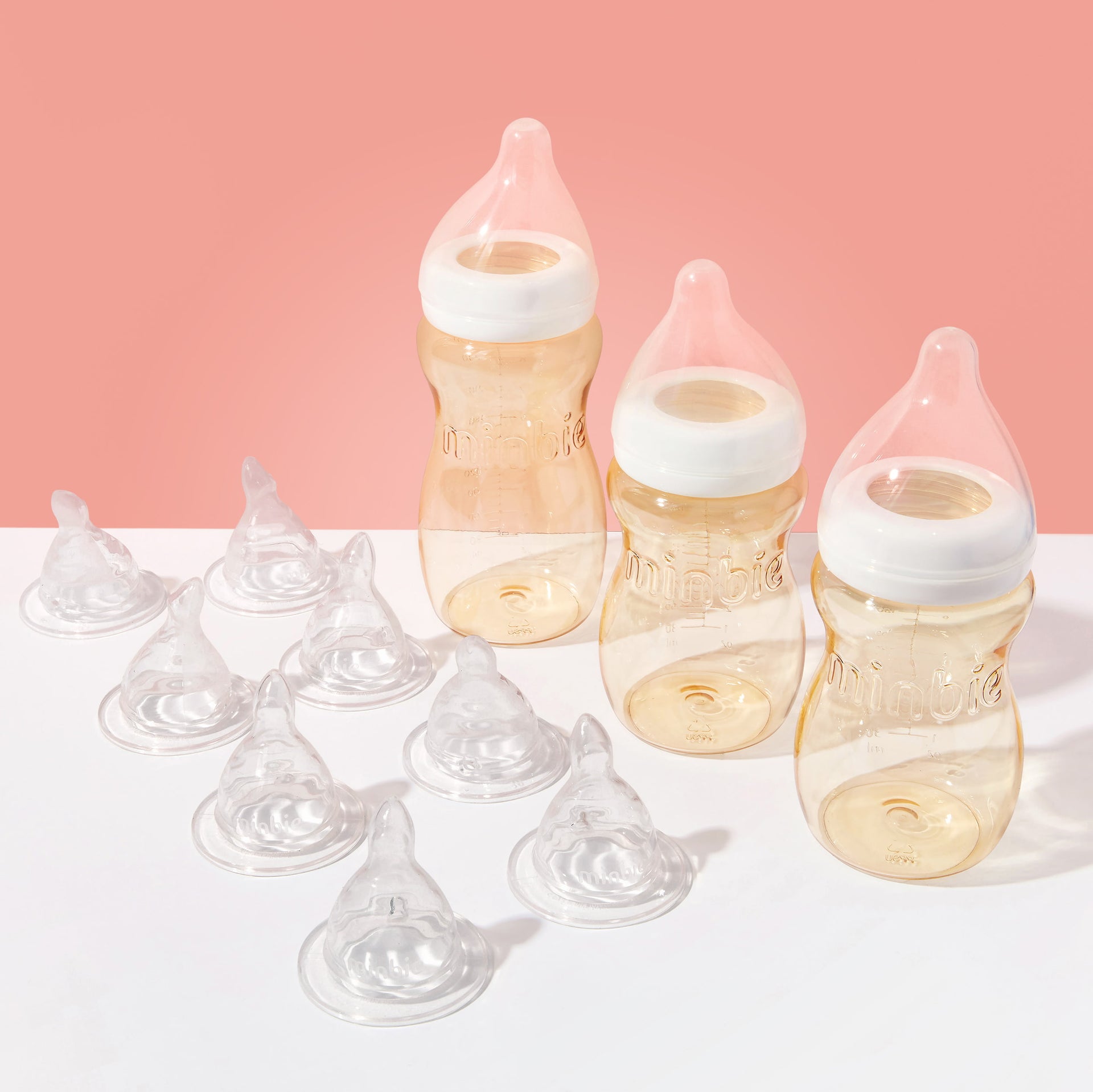 Nurture Breastfeeding PPSU 3-9 Month Baby Bottle Bundle Minbie