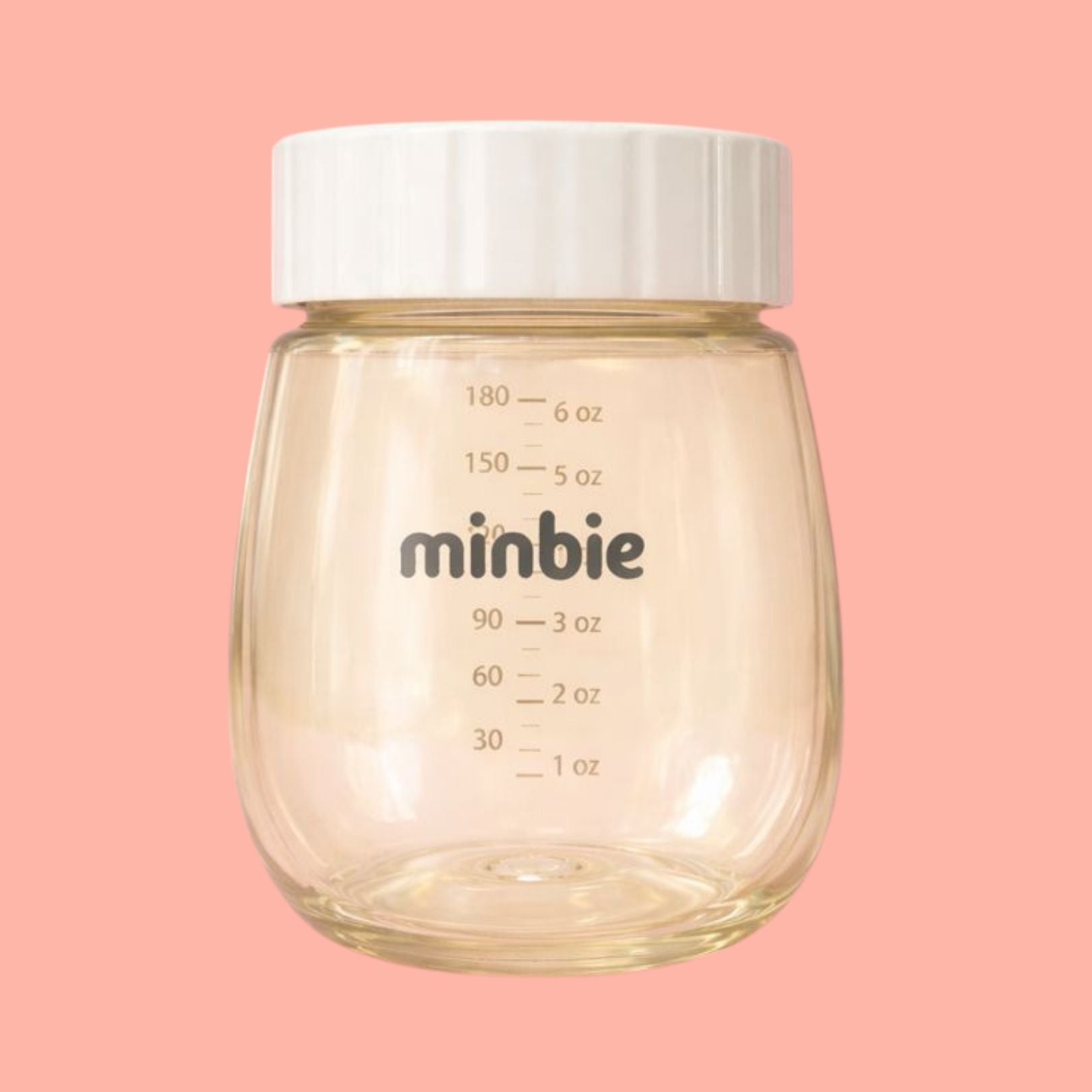 180ml Pink Breast Pump Replacement Bottle with Lid