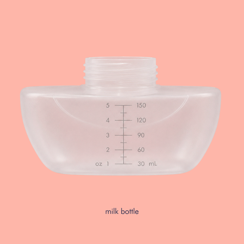 Wearable Breast Pump Milk Bottle