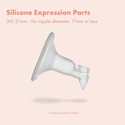 Minbie Pump Silicone Shield+Valve (M) 21mm
