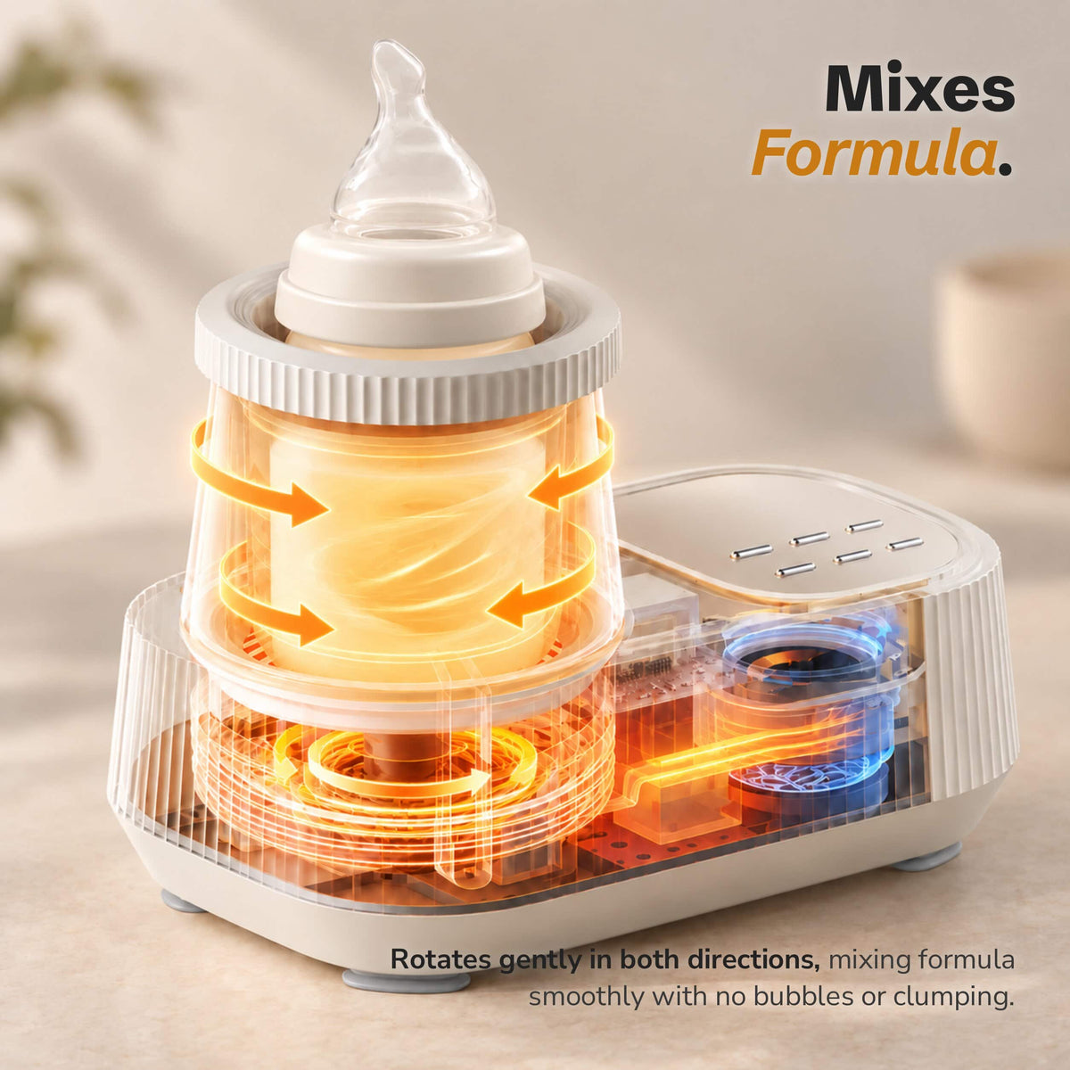 Waterless Bottle Warmer & Mixer